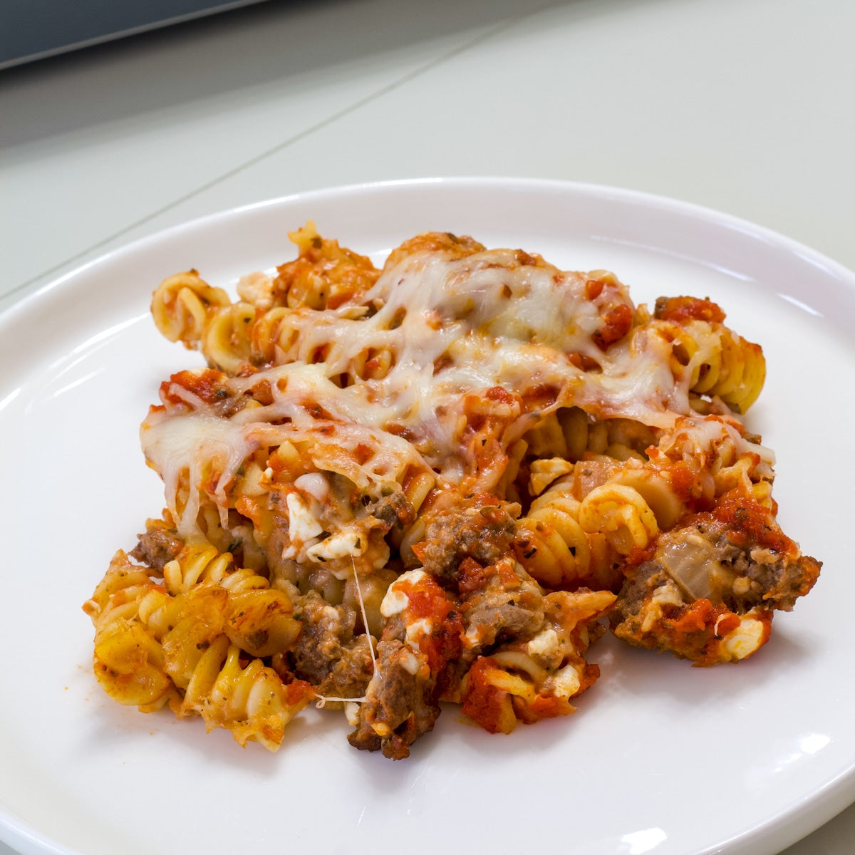 Lasagna Baked w. Mixed Vegetables