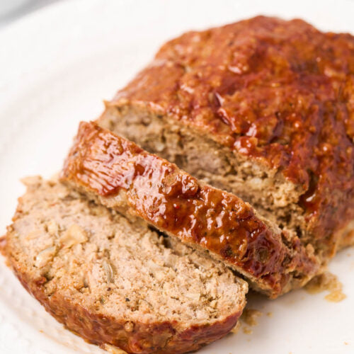 Turkey Meatloaf w. Jasmine Rice & Green Beans